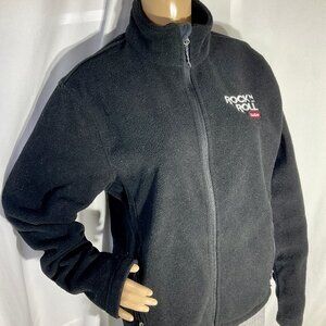 Rock N Roll Sushi Mens Sz M Fleece Jacket Zippered
